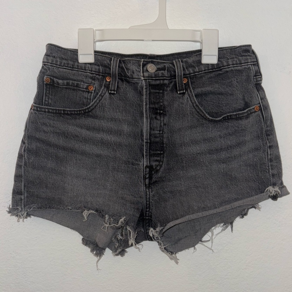 Levi's 501 Charcoal Jean Shorts